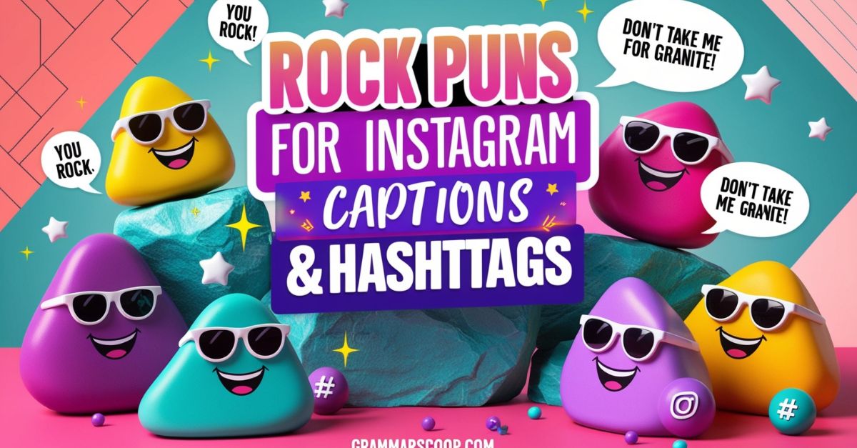Rock Puns for Instagram Captions